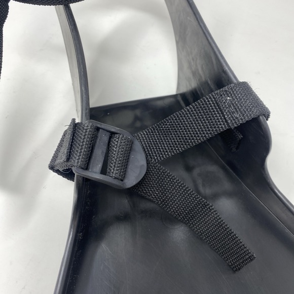 Outcast Sporting Gear Float Tube Kick Fins 20"x9" Black Adjustable Straps - Picture 9 of 9